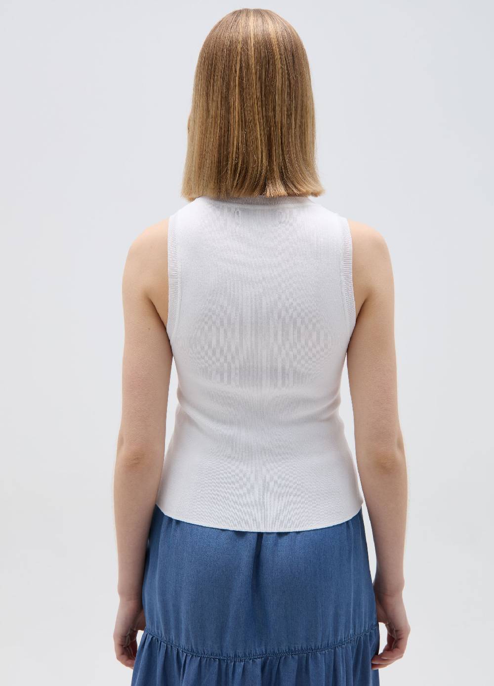 Ovs Tank top in crêpe tinta unita Fino al 60% di sconto