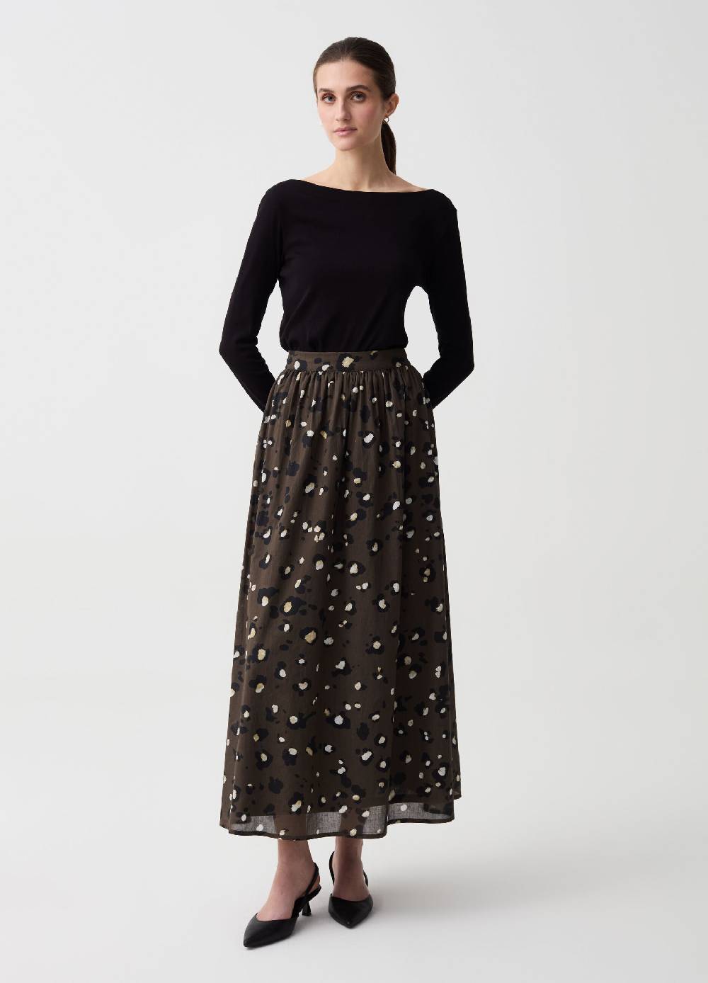 Ovs Gonna lunga stampata in voile Fino al 55% di sconto