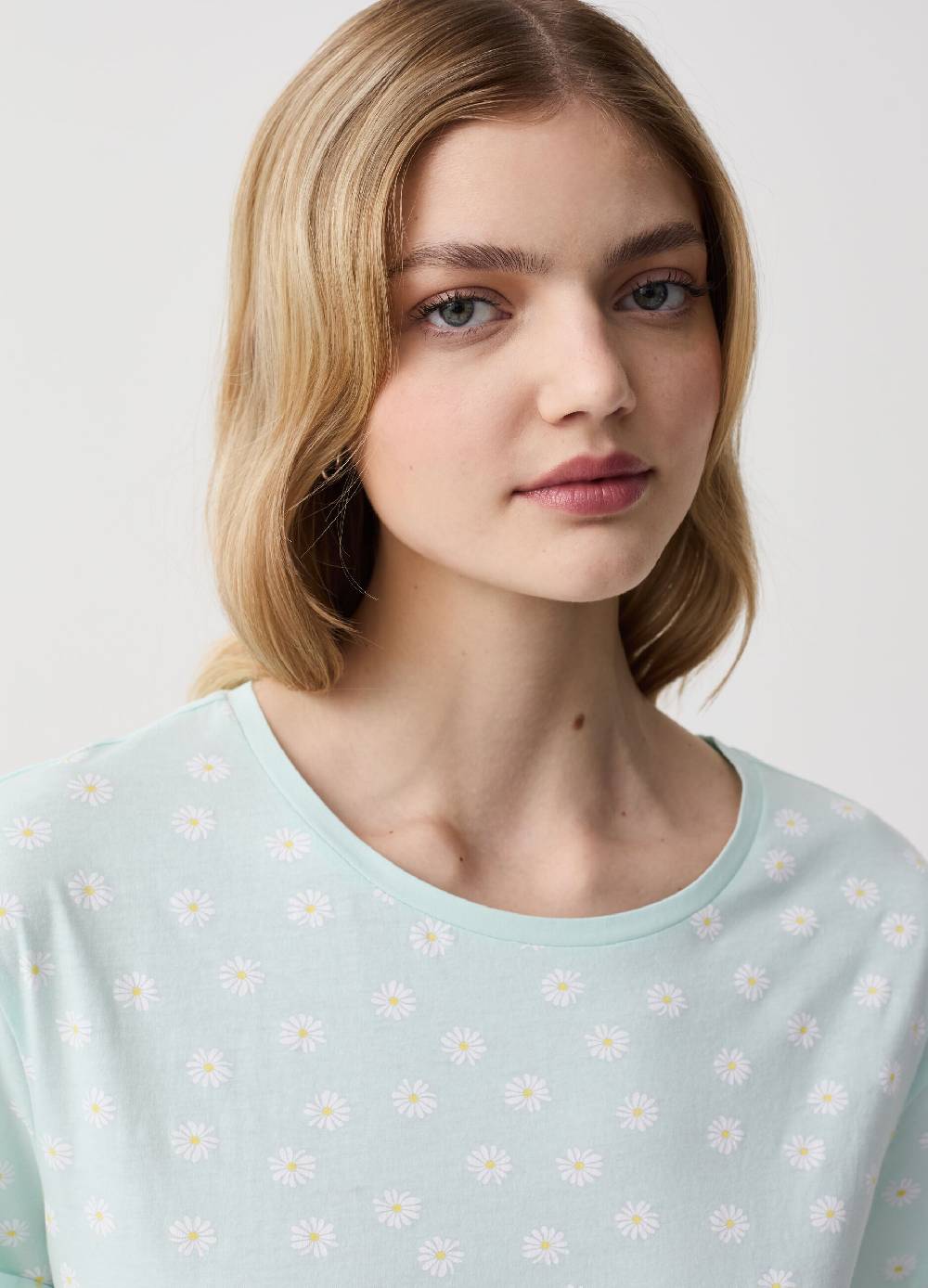 Ovs Camicia da notte con stampa margherite 50% di sconto con spedizione gratuita