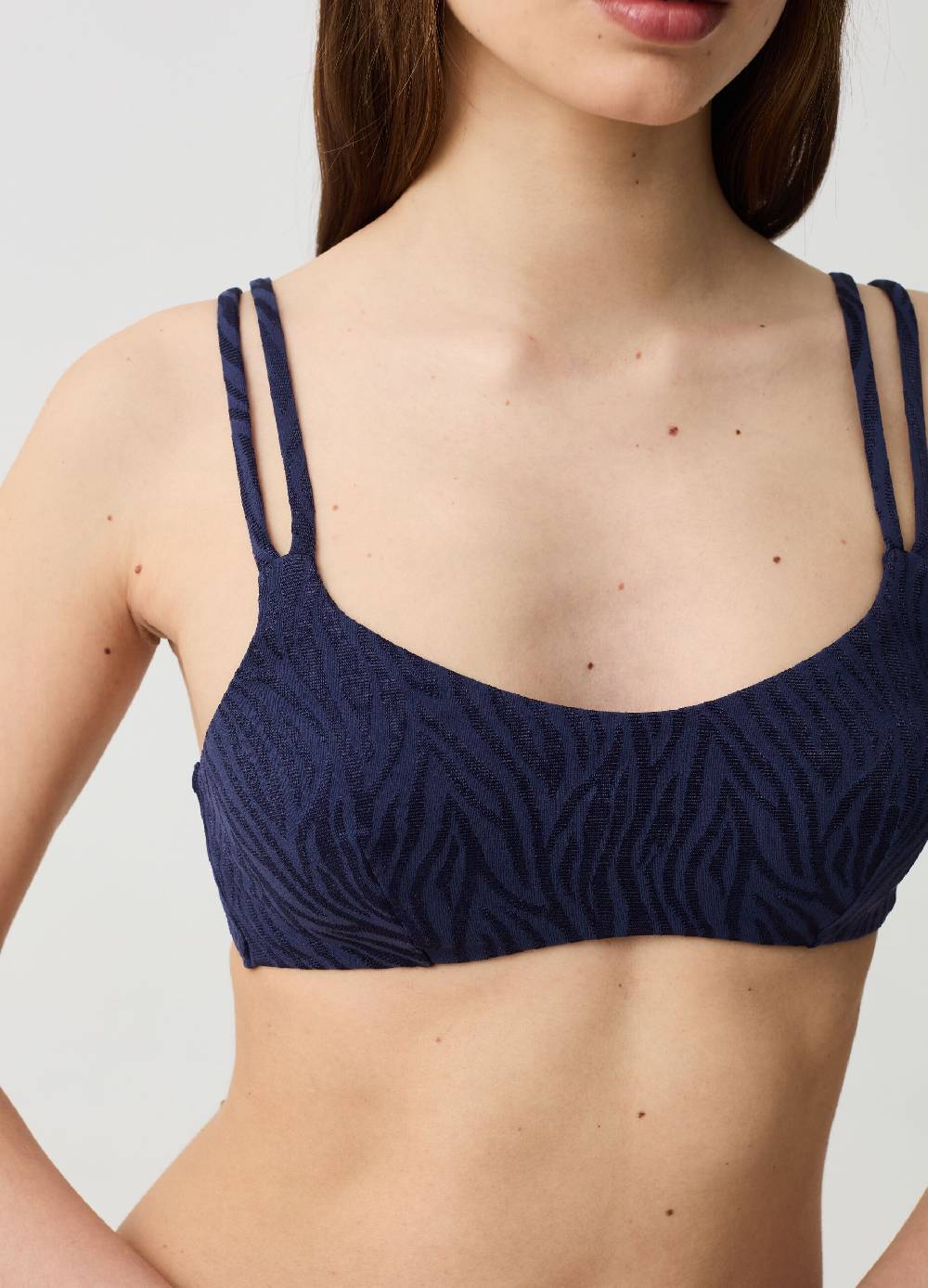 Ovs Top bikini bralette con disegno animalier In vendita
