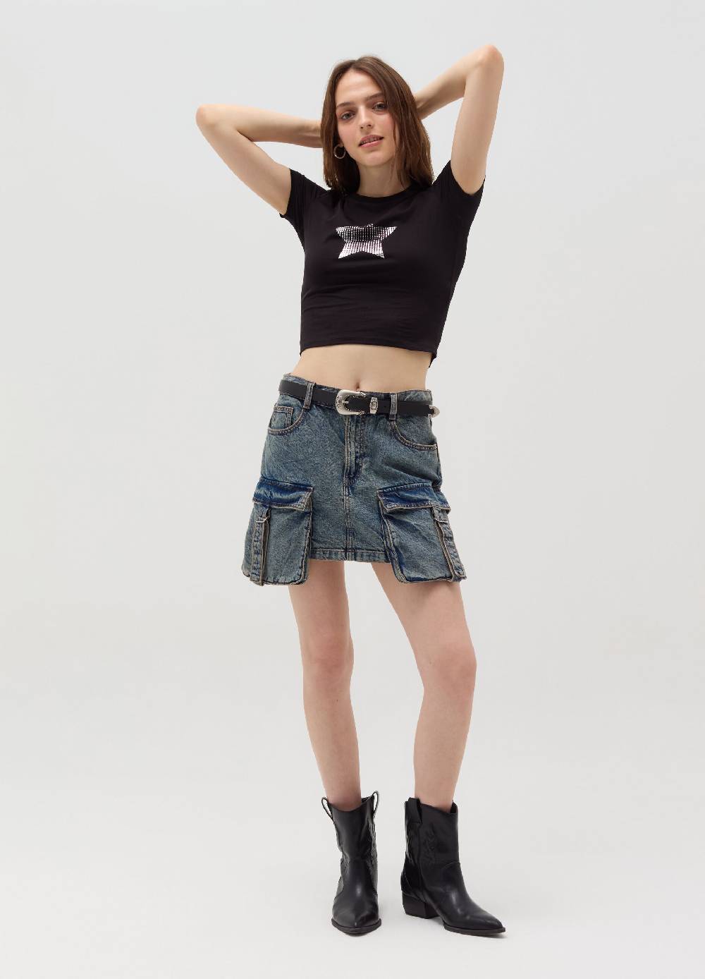 Ovs T-shirt crop con stampa 50% di sconto per tempo limitato