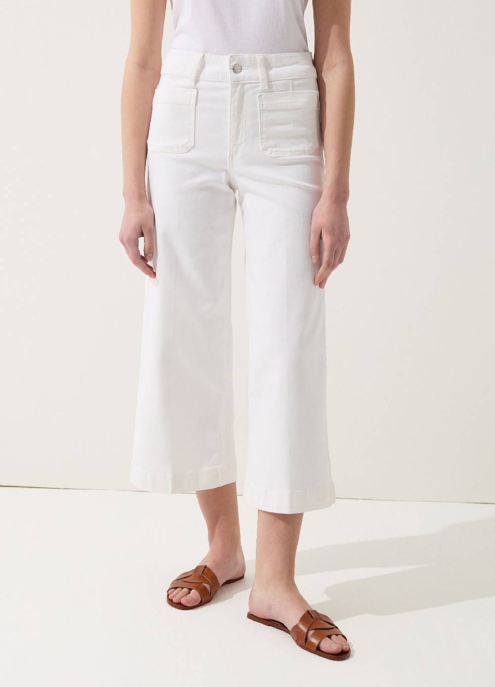 Ovs Jeans wide leg cropped Promozione
