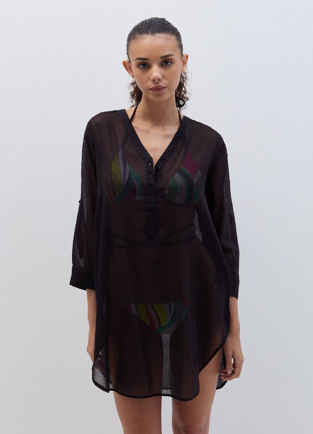 Ovs Camicia copri costume in cotone Negozi Online