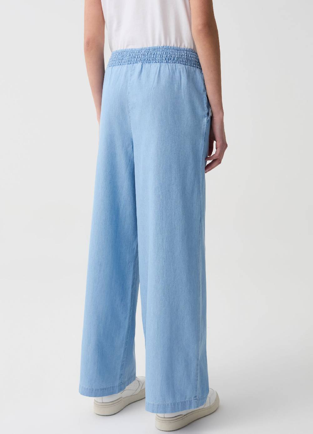 Ovs Jeans wide leg in tessuto fluido Fino Al -60%