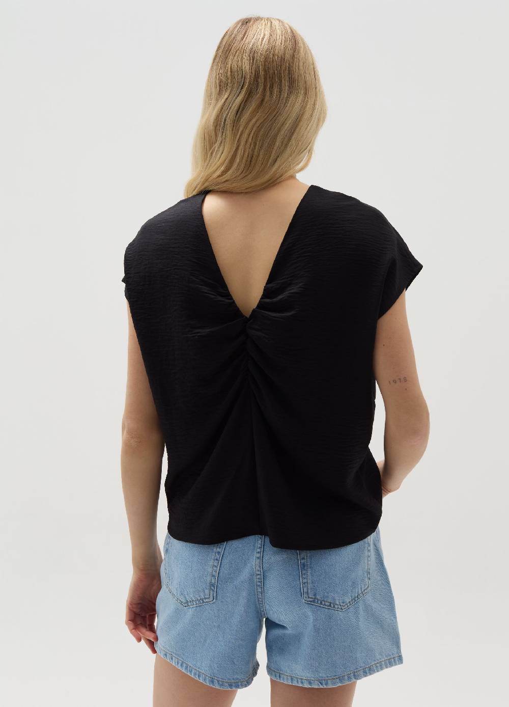Ovs T-shirt in crêpe con maniche a kimono Presa