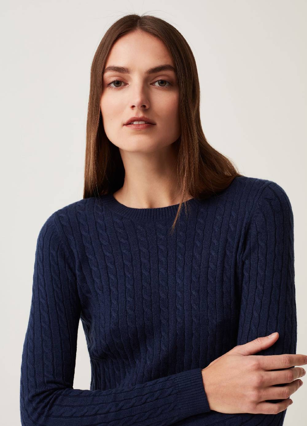 Ovs Pullover con motivo a treccia Sconto