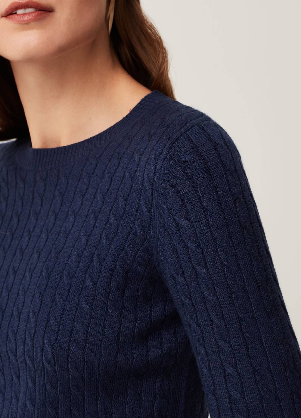 Ovs Pullover con motivo a treccia Sconto