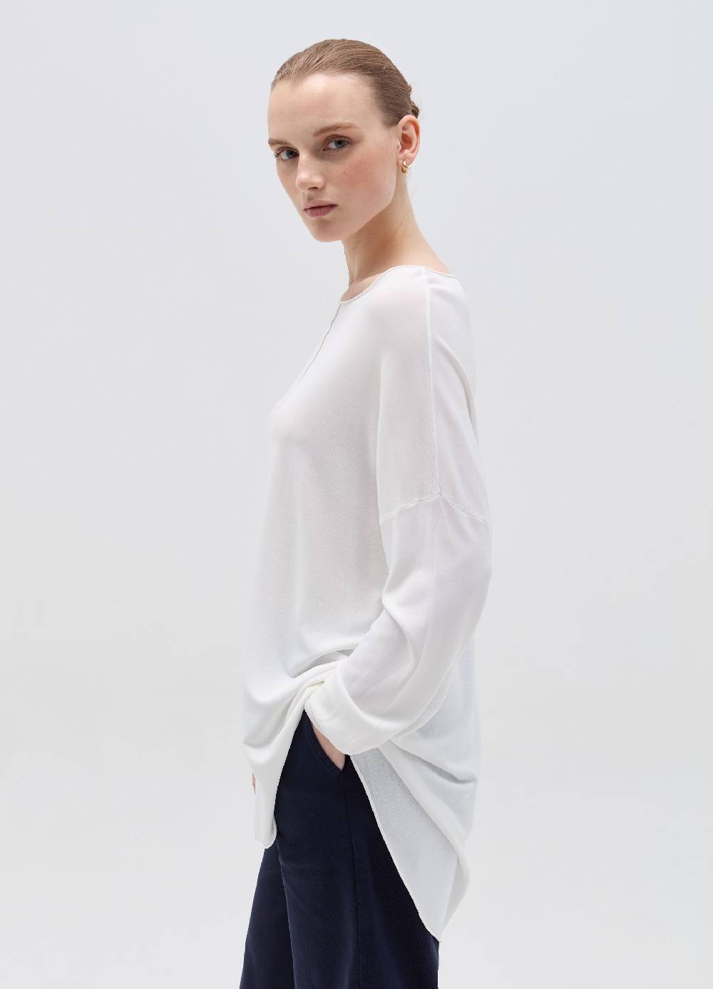 Ovs Maglia lunga over con cucitura in rilievo Outlet