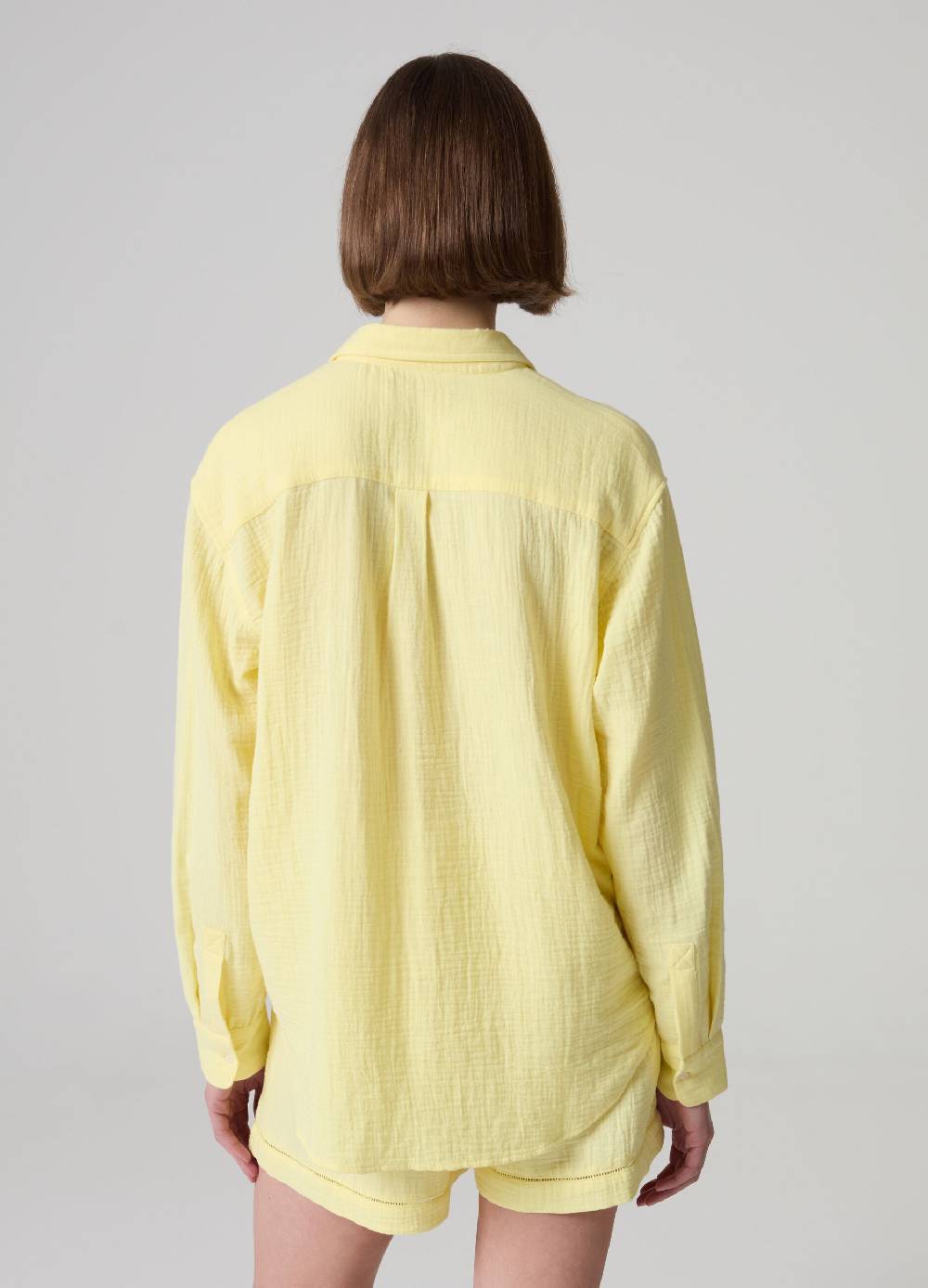 Ovs Camicia relaxed fit in garza effetto crinkle Offerte