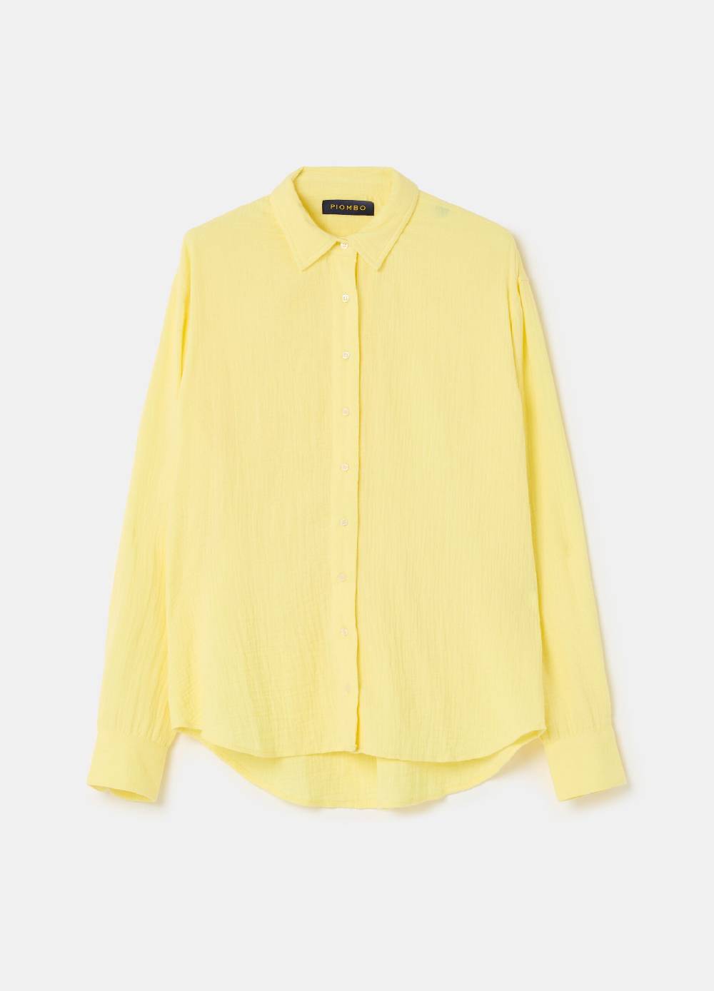 Ovs Camicia relaxed fit in garza effetto crinkle Offerte