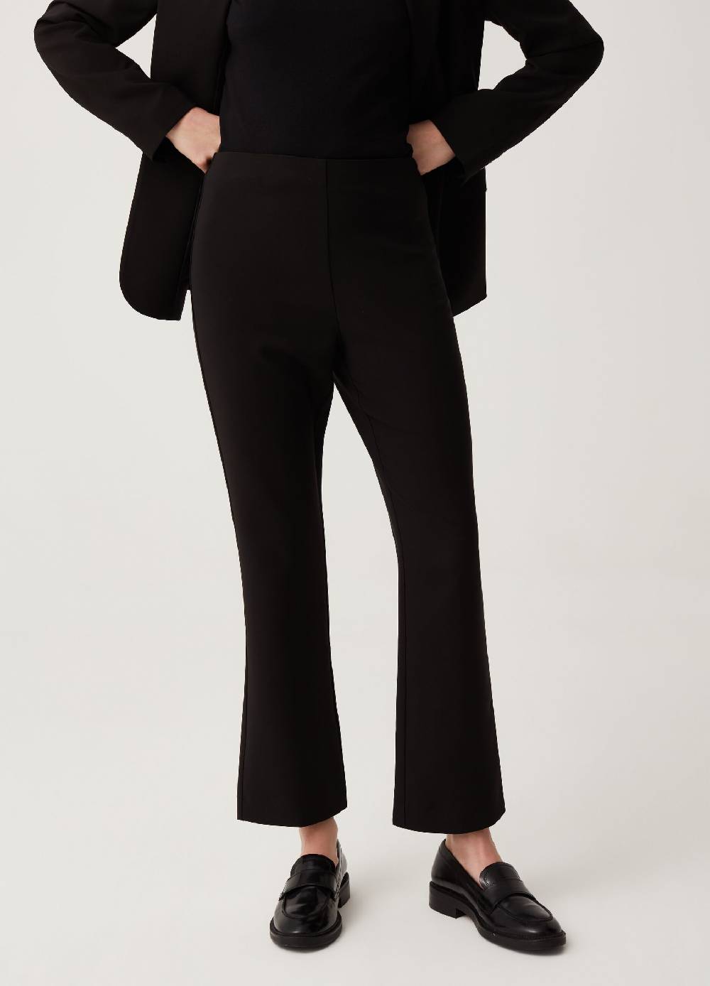 Ovs Pantaloni cropped flare fit Vendita Calda