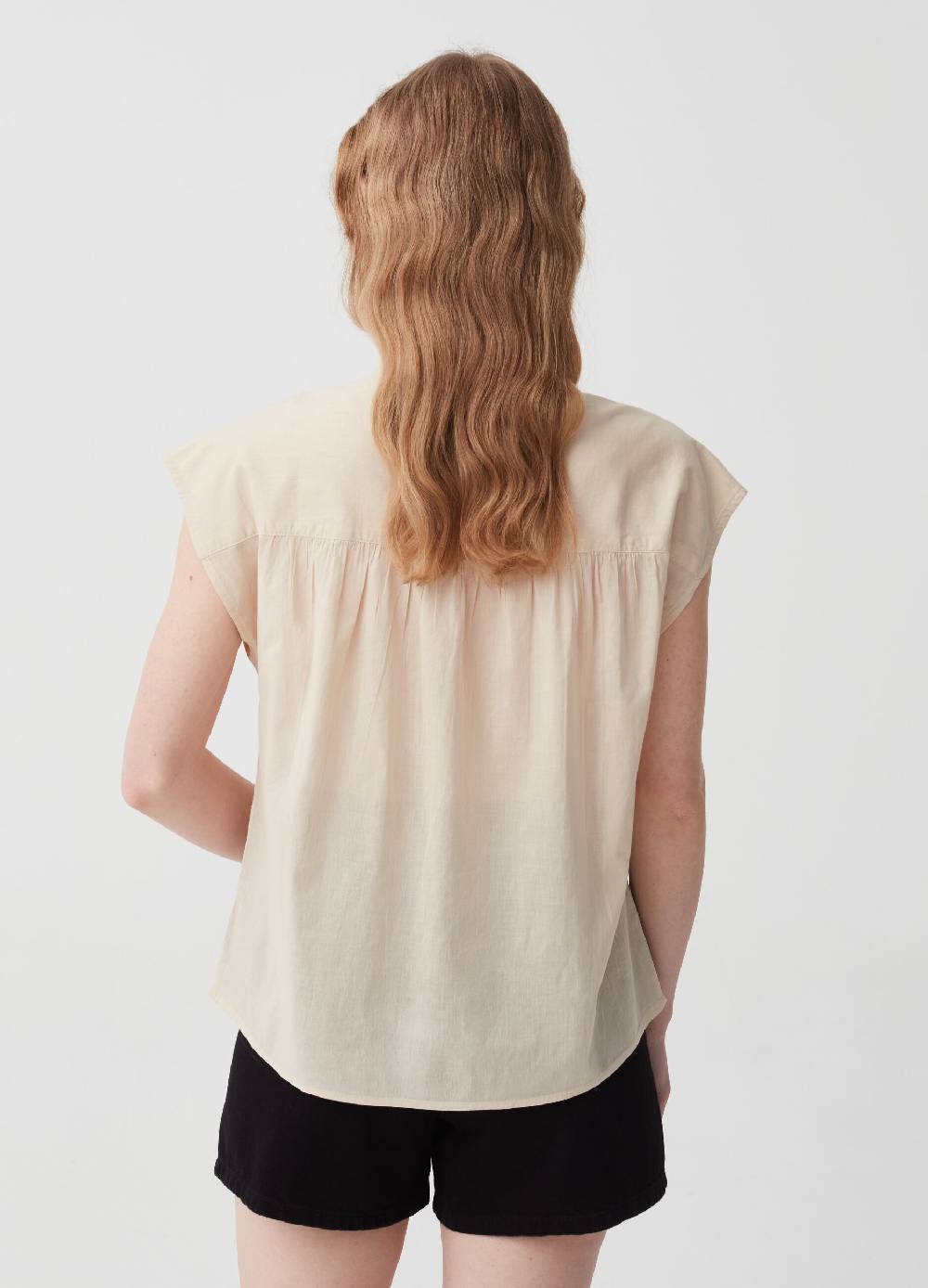 Ovs Blusa smanicata con scollo serafino Prezzo di fabbrica