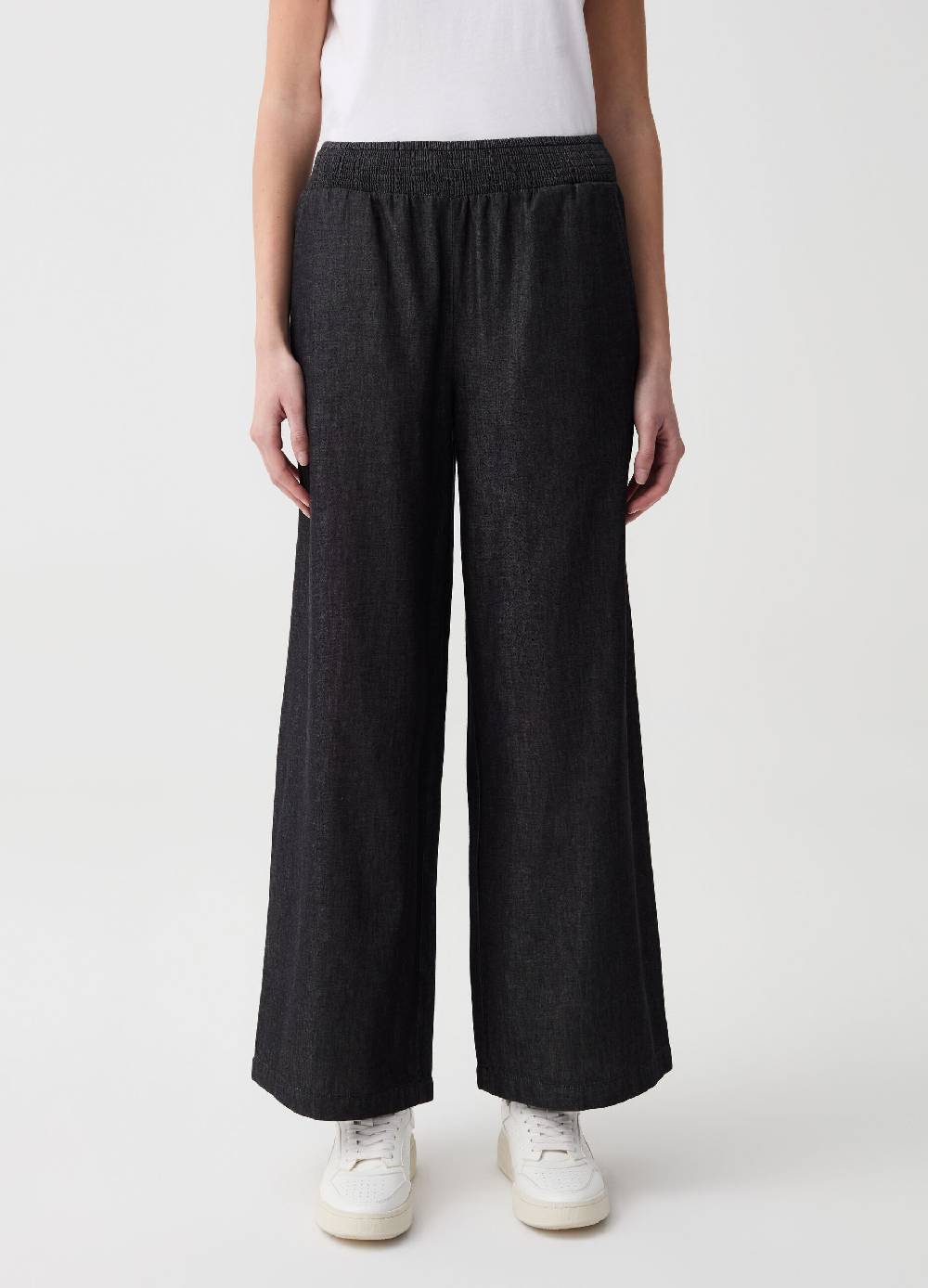Ovs Jeans wide leg in tessuto fluido Offerta Anniversario