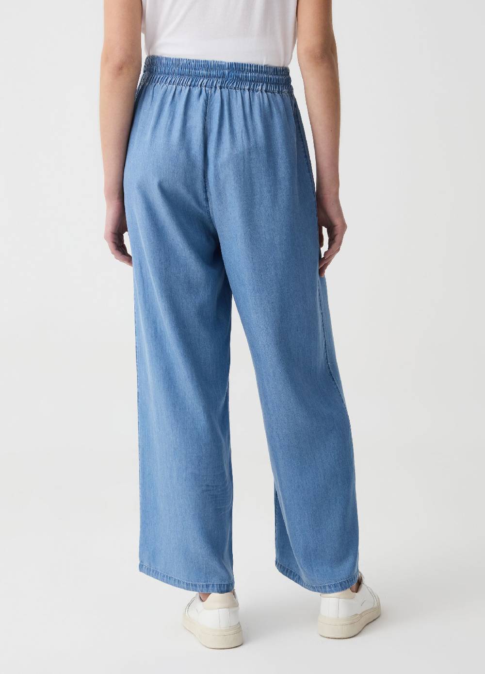 Ovs Joggers wide leg in denim fluido Smaltimento dello stoccaggio