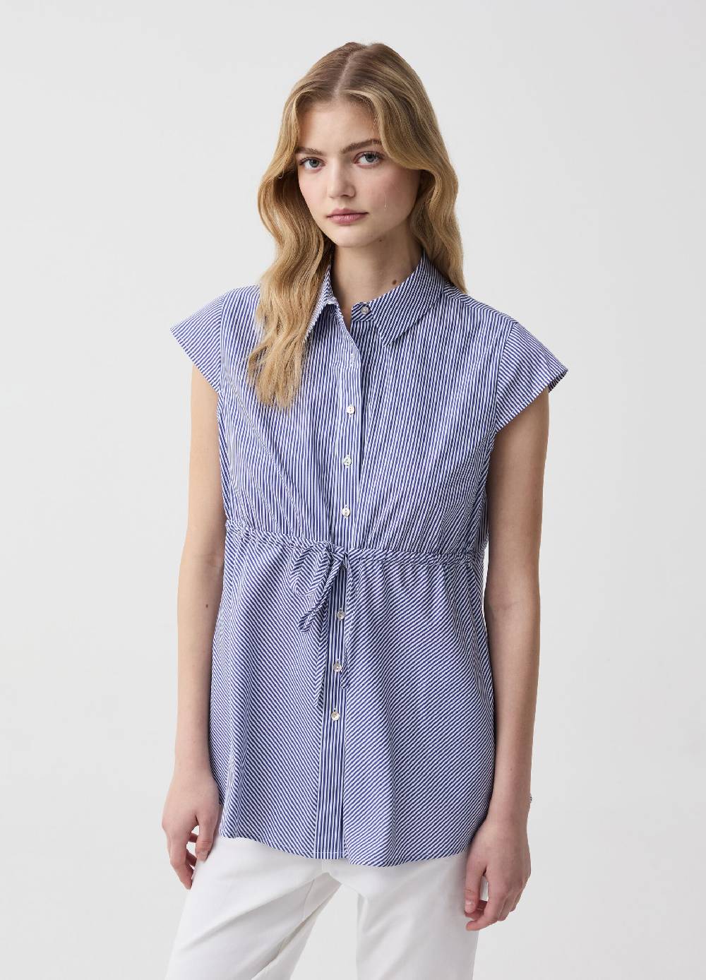 Ovs Camicia premaman in popeline stretch Lightning offer