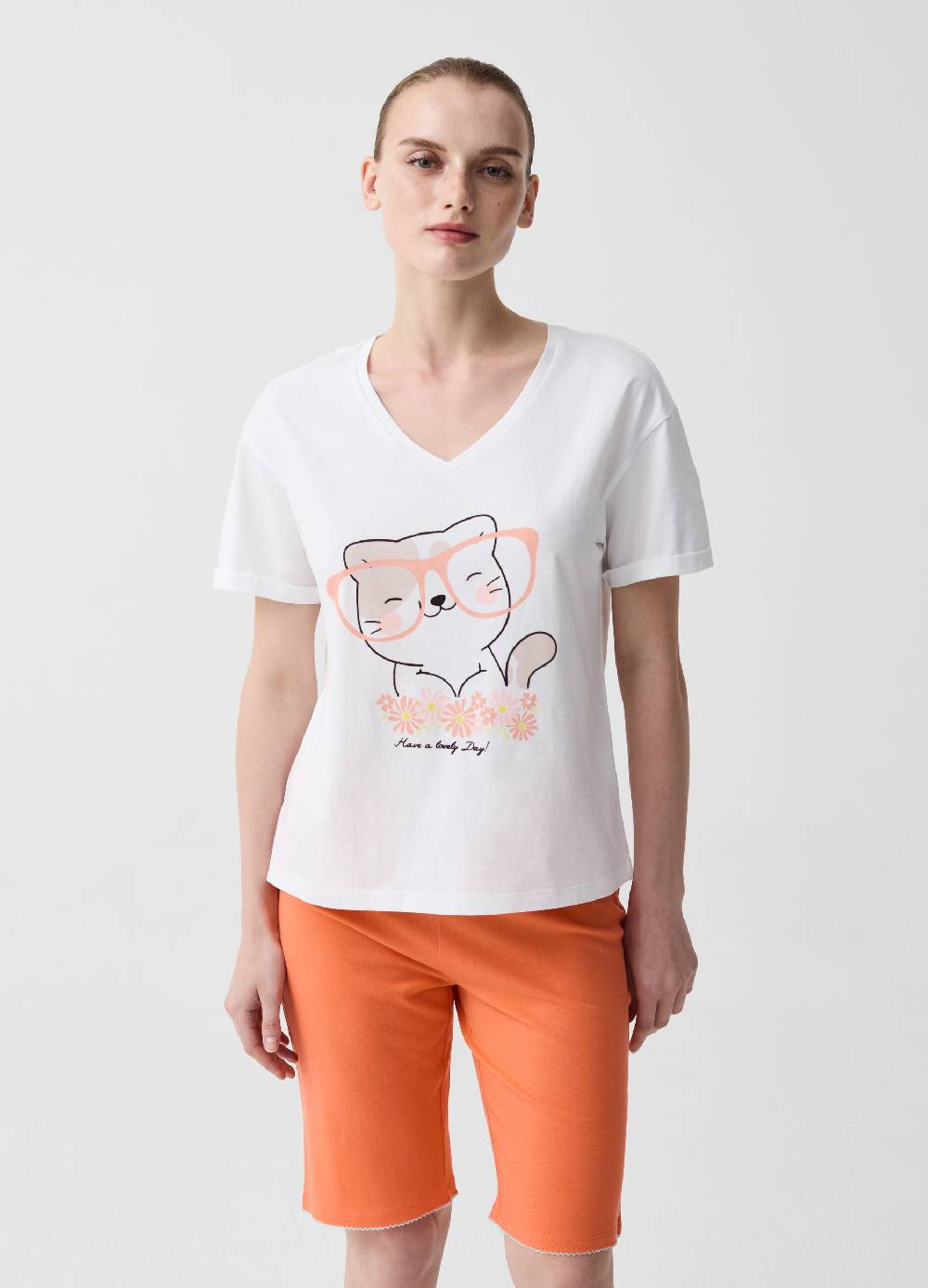 Ovs Pantalone pigiama corto con coulisse Ritorno libero