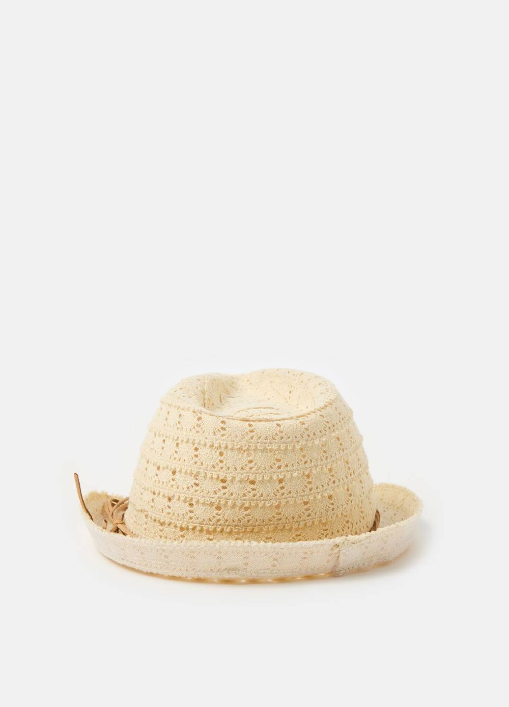Ovs Cappello trilby con lavorazione traforata Rilascio limitato