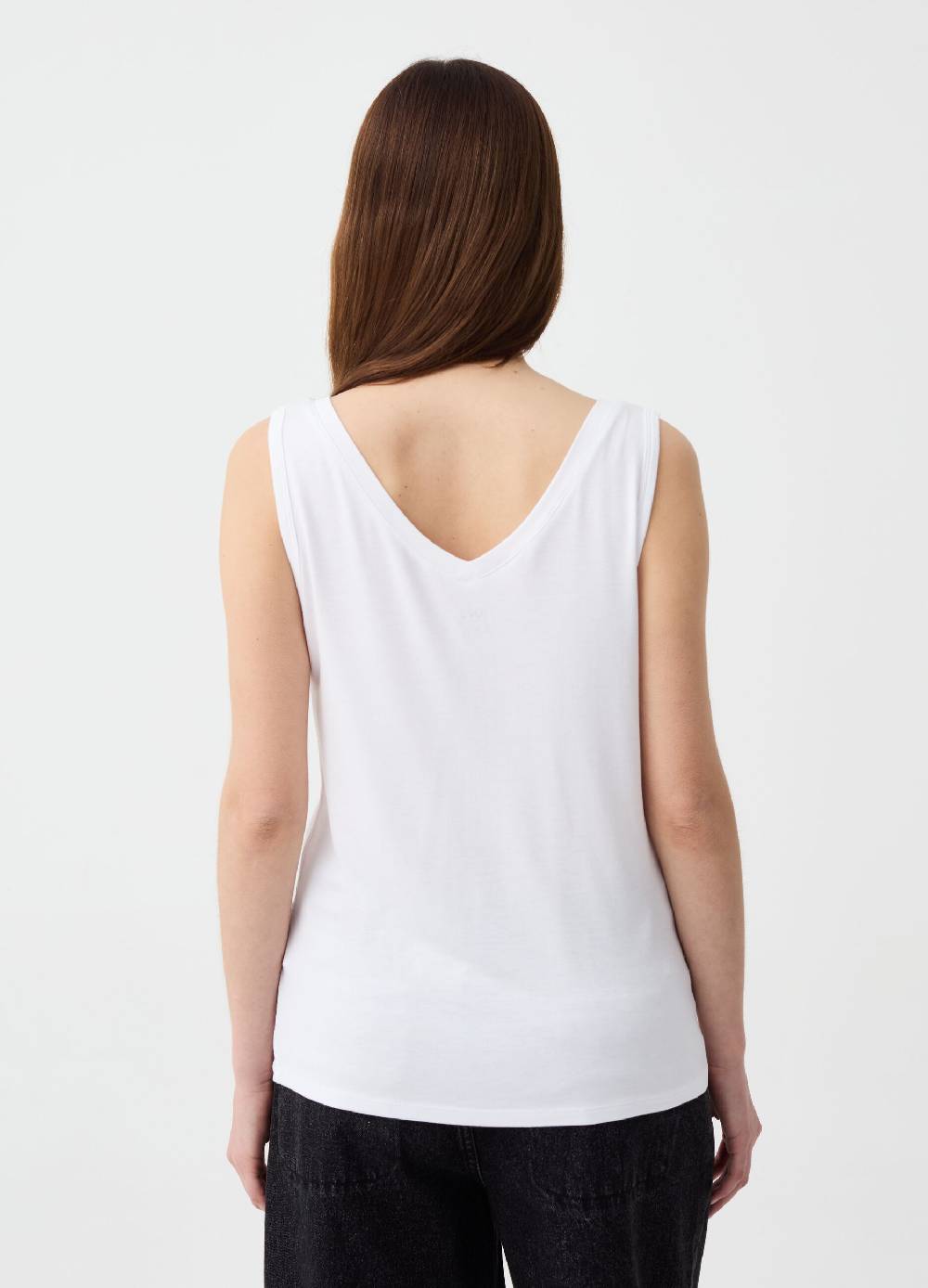 Ovs Tank top con scollo a V Only for today