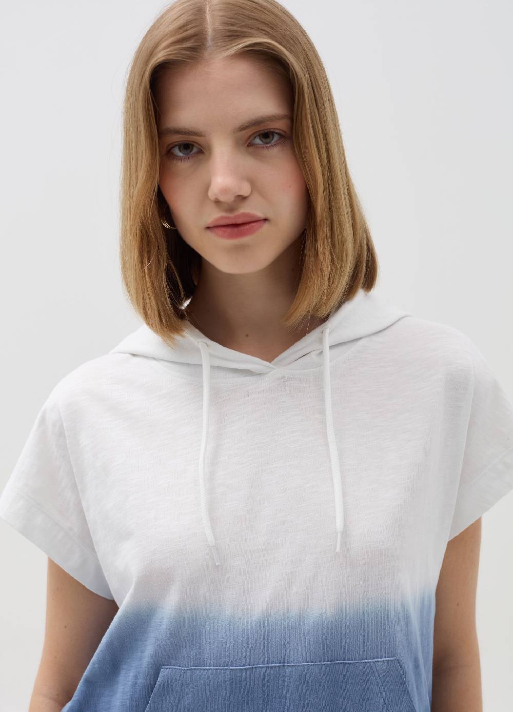 Ovs T-shirt Essential Dip Dye con cappuccio Offerta speciale della fabbrica