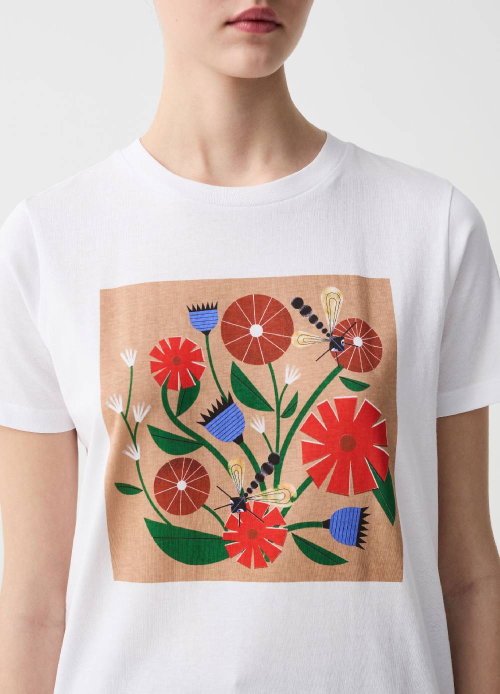 Ovs T-shirt con illustrazione grafica by Magda Azab 50% di sconto per tempo limitato