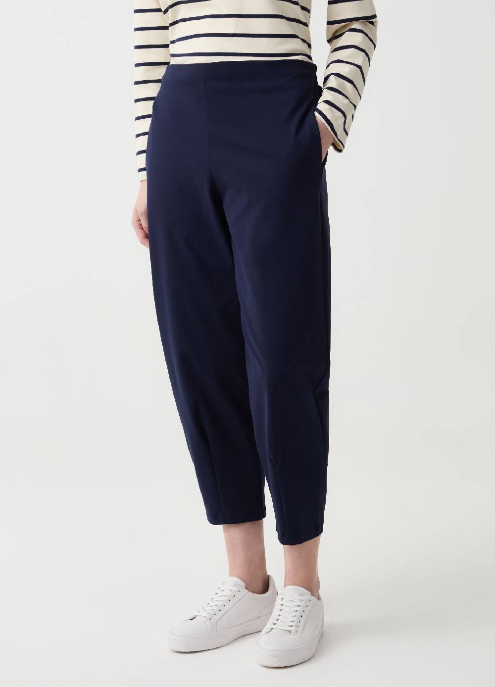 Ovs Pantalone cropped carrot fit Sconti questo mese