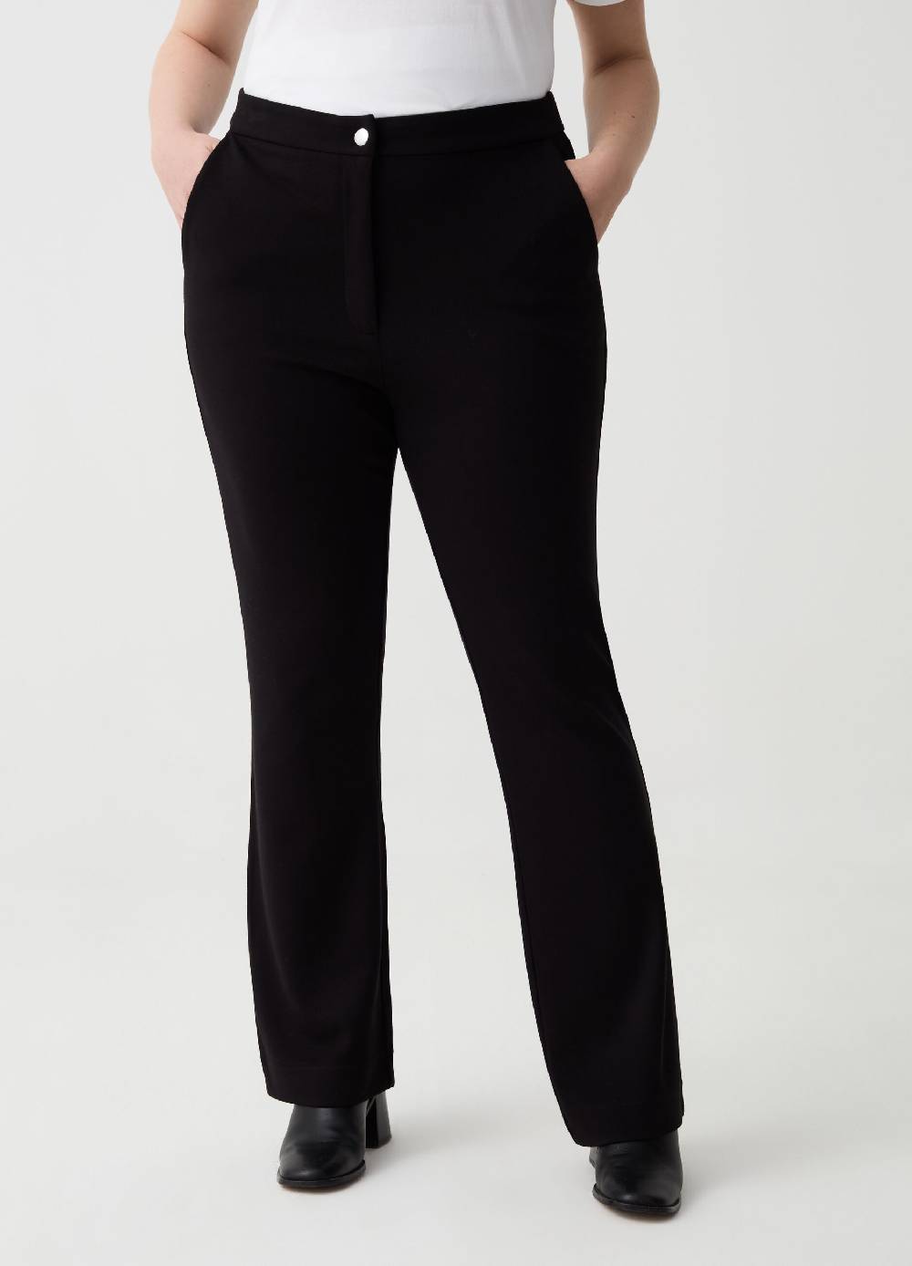 Ovs Pantalone flare fit stretch Curvy Convenienza