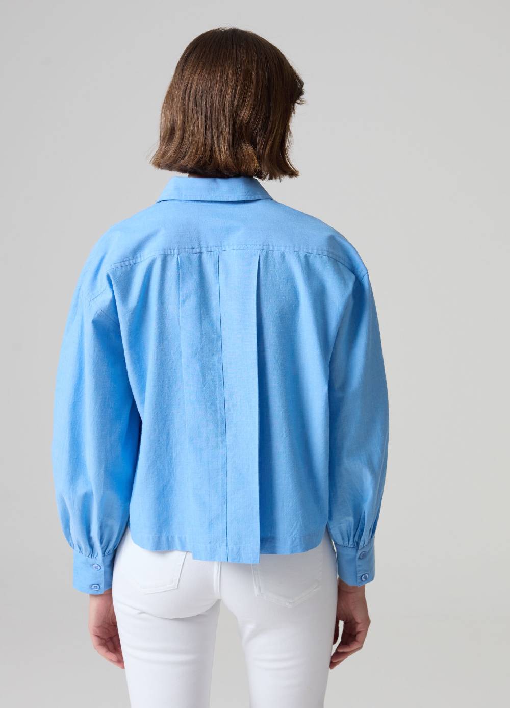 Ovs Blusa in cotone con maniche a sbuffo Sconto