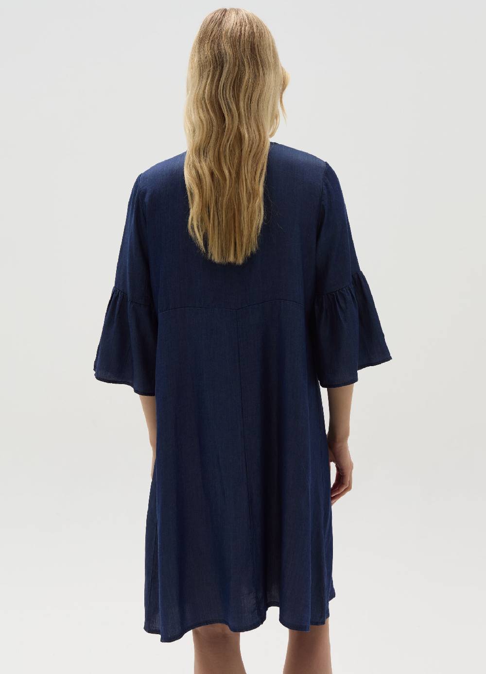 Ovs Vestito corto effetto denim con ricamo Black Friday