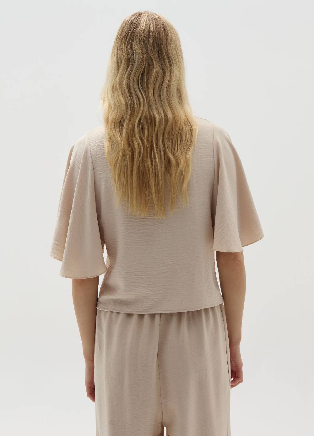 Ovs Top in crêpe con maniche ampie Cyber Monday
