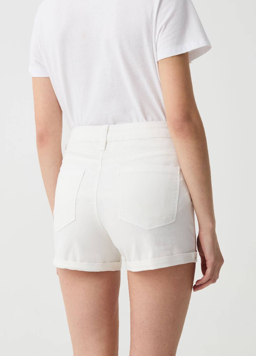 Ovs Shorts in denim con risvolti Latest fashion