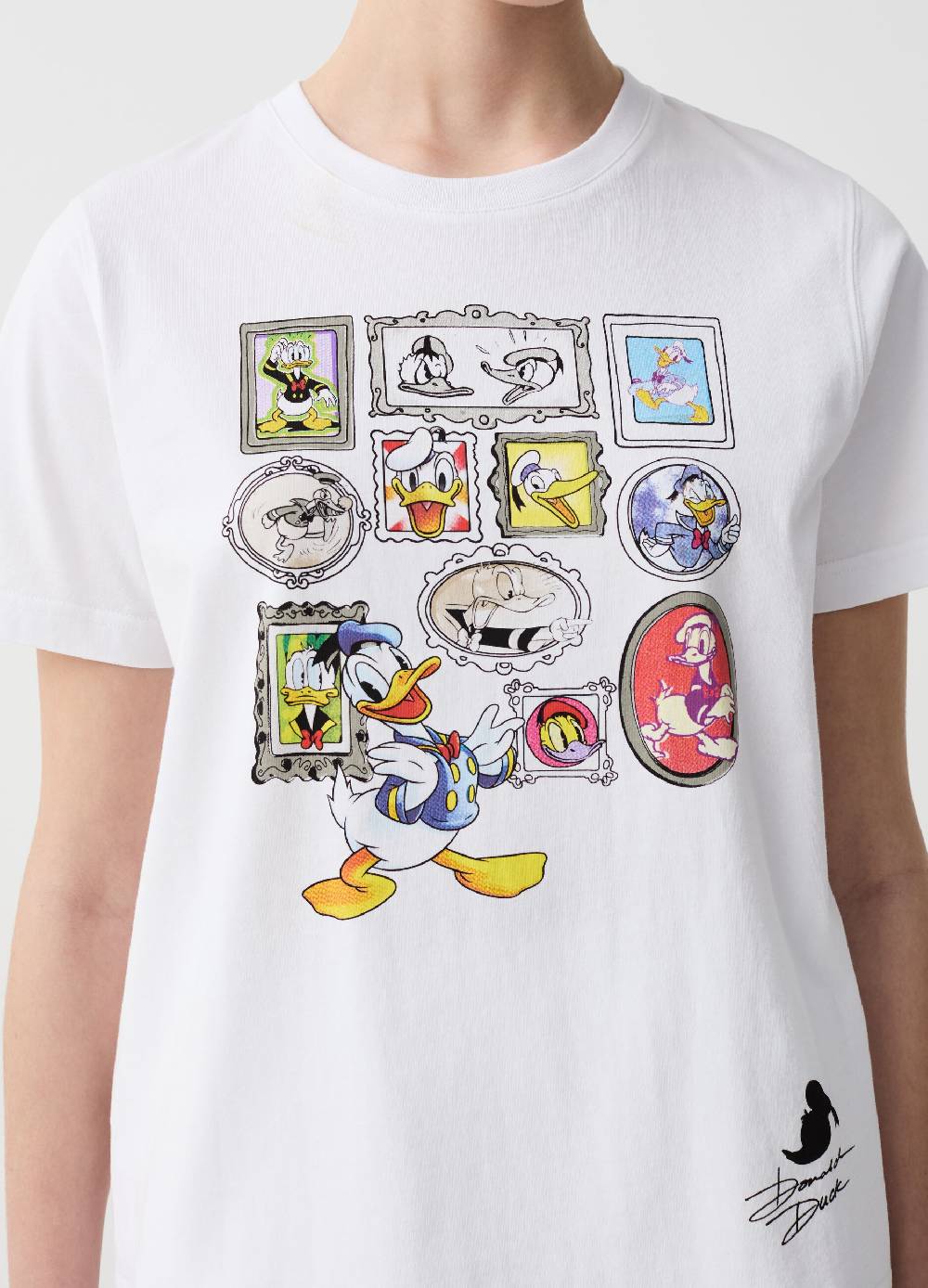 Ovs T-shirt in cotone bio con stampa Donald Duck 90 Sconti VIP