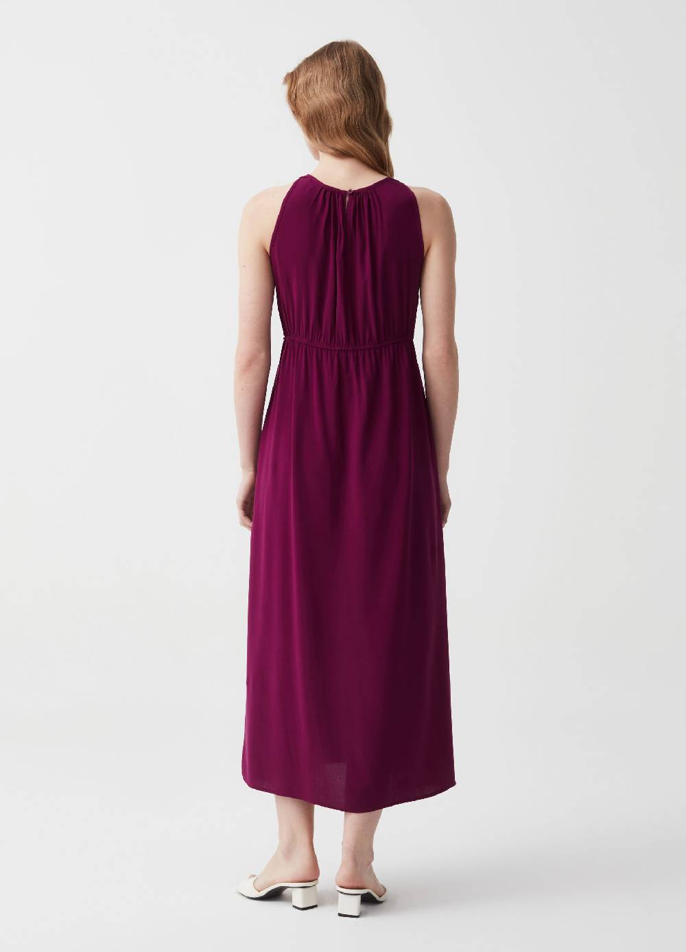 Ovs Vestito lungo in viscosa con scollo halter Super Saving Price