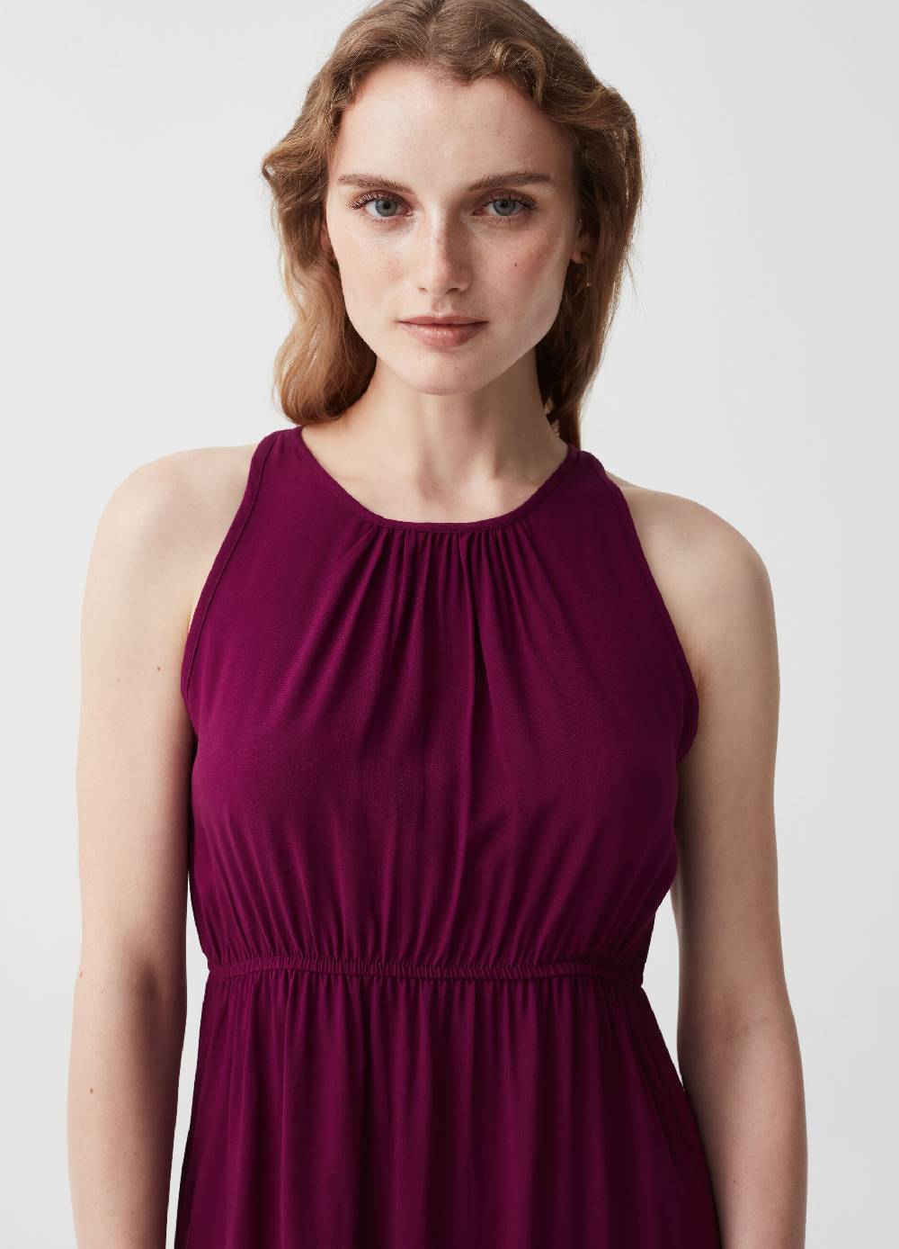 Ovs Vestito lungo in viscosa con scollo halter Super Saving Price