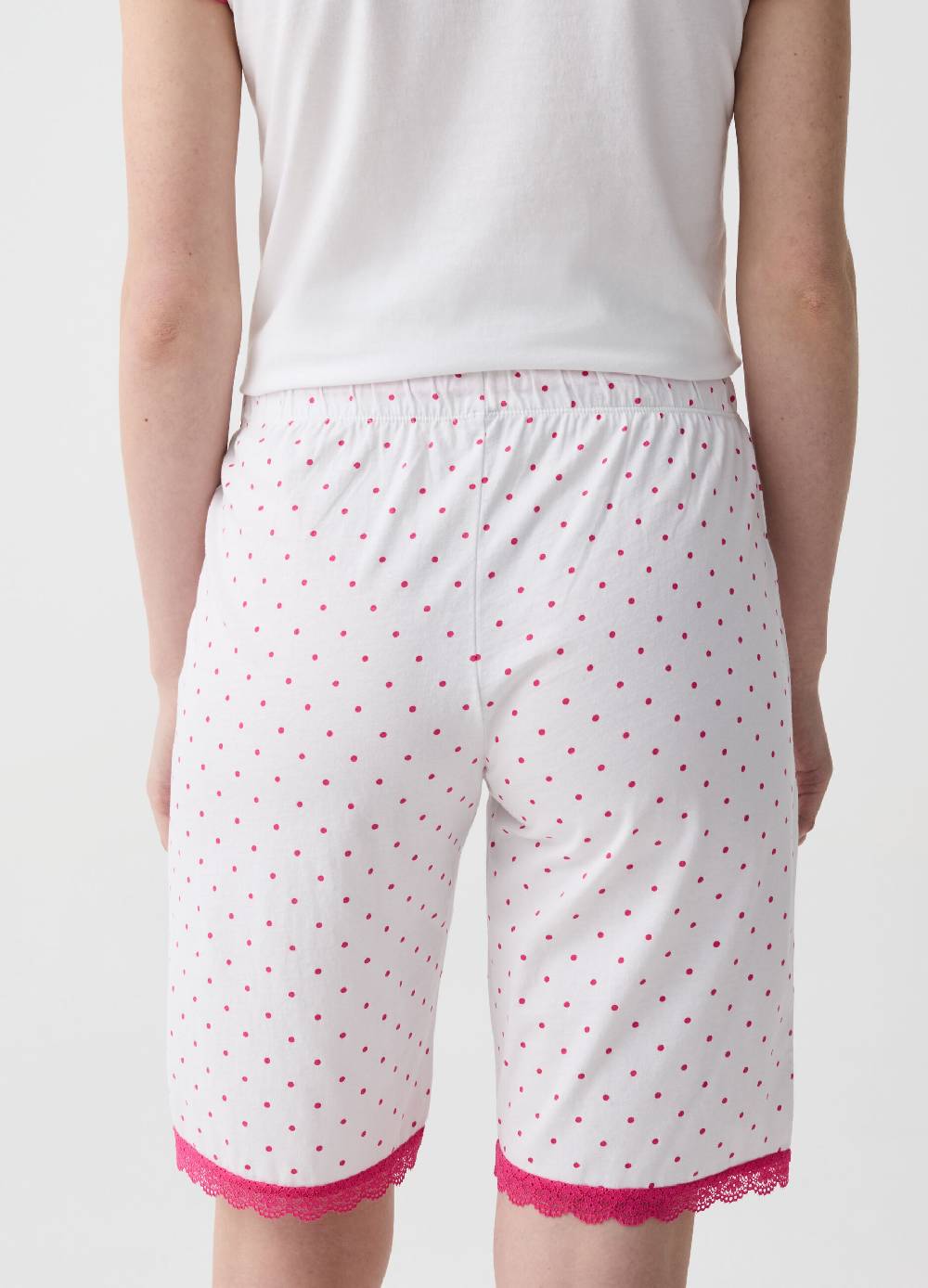 Ovs Pantalone pigiama corto a pois con pizzo Ultimi due giorni