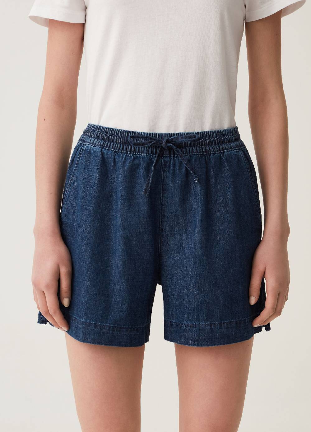 Ovs Shorts in denim con coulisse Fino al 55% di sconto