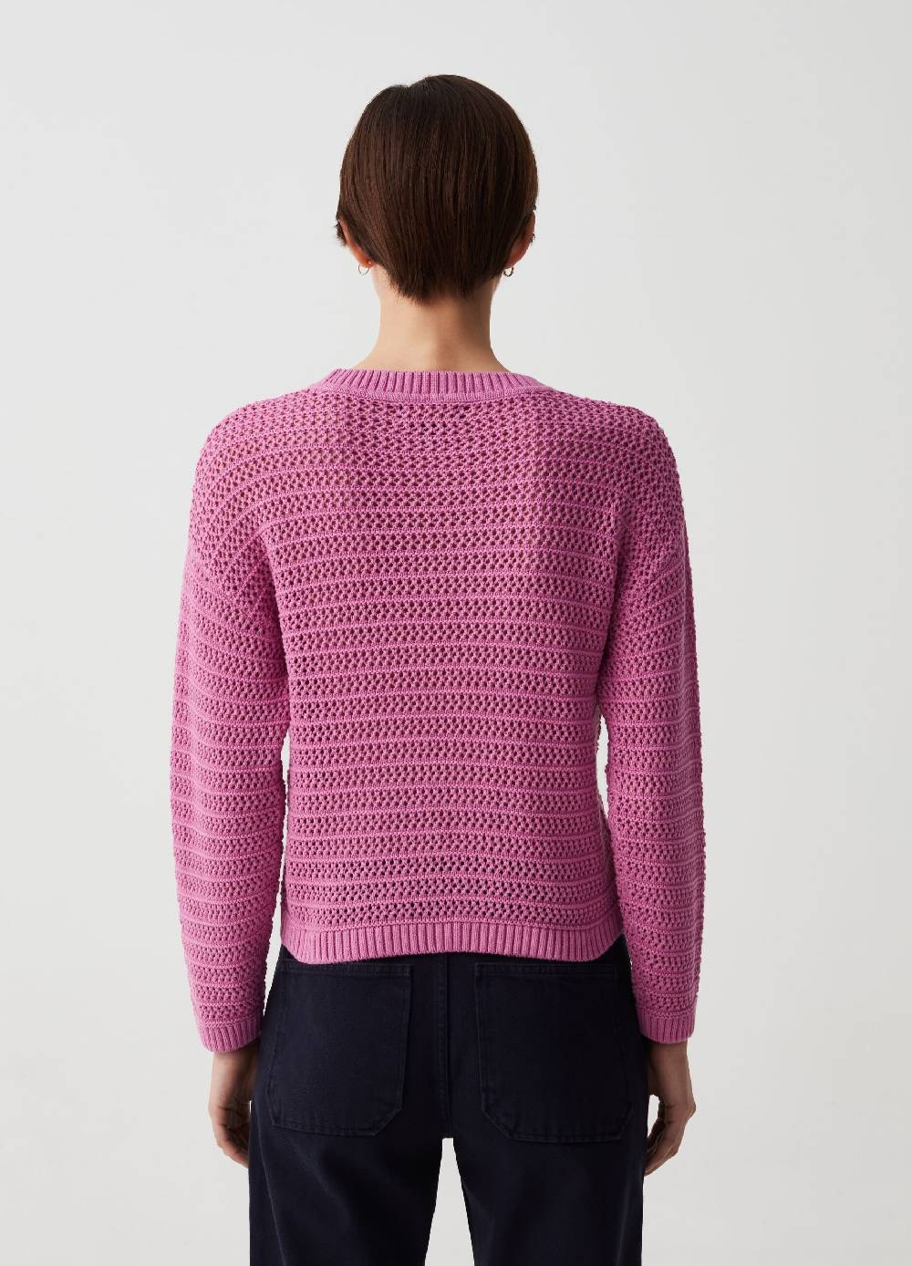 Ovs Pullover in cotone crochet 50% di sconto con spedizione gratuita