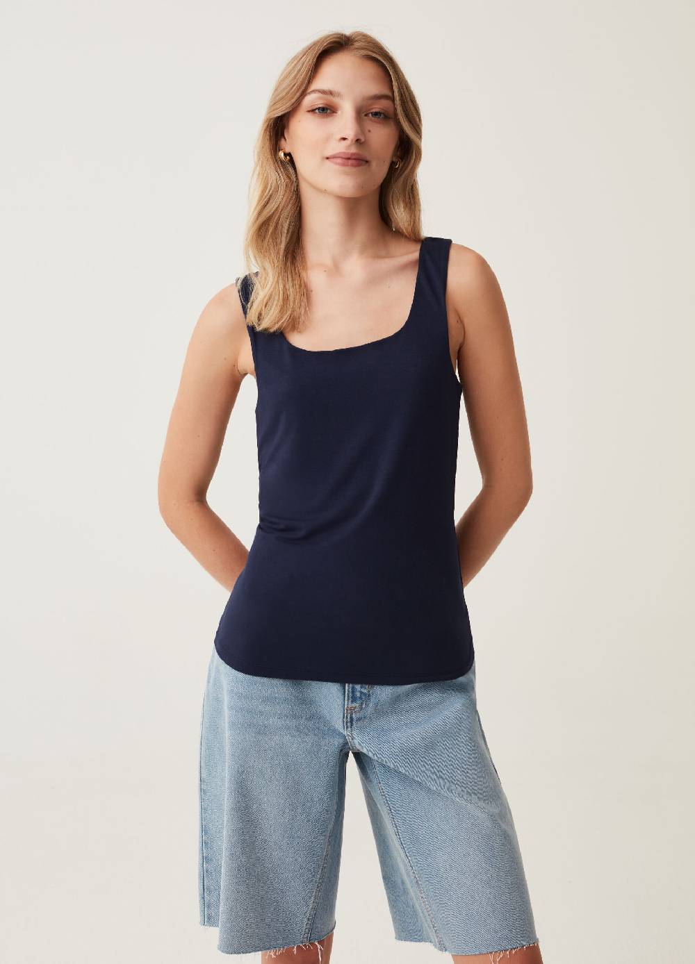 Ovs Tank top in viscosa stretch Nuovo