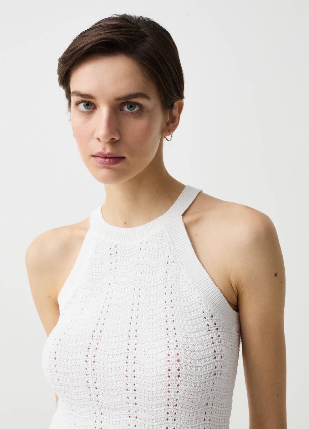 Ovs Tank top crochet con scollo halter Negozi Online