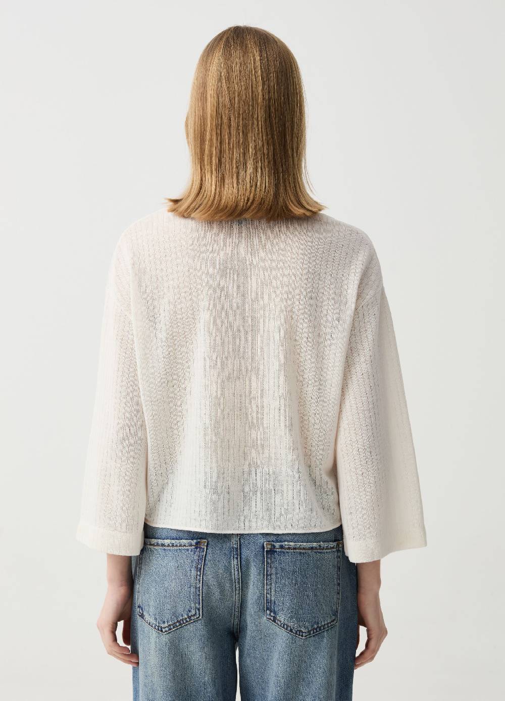 Ovs Cardigan a coste piatte con scollo a V Consegna Veloce
