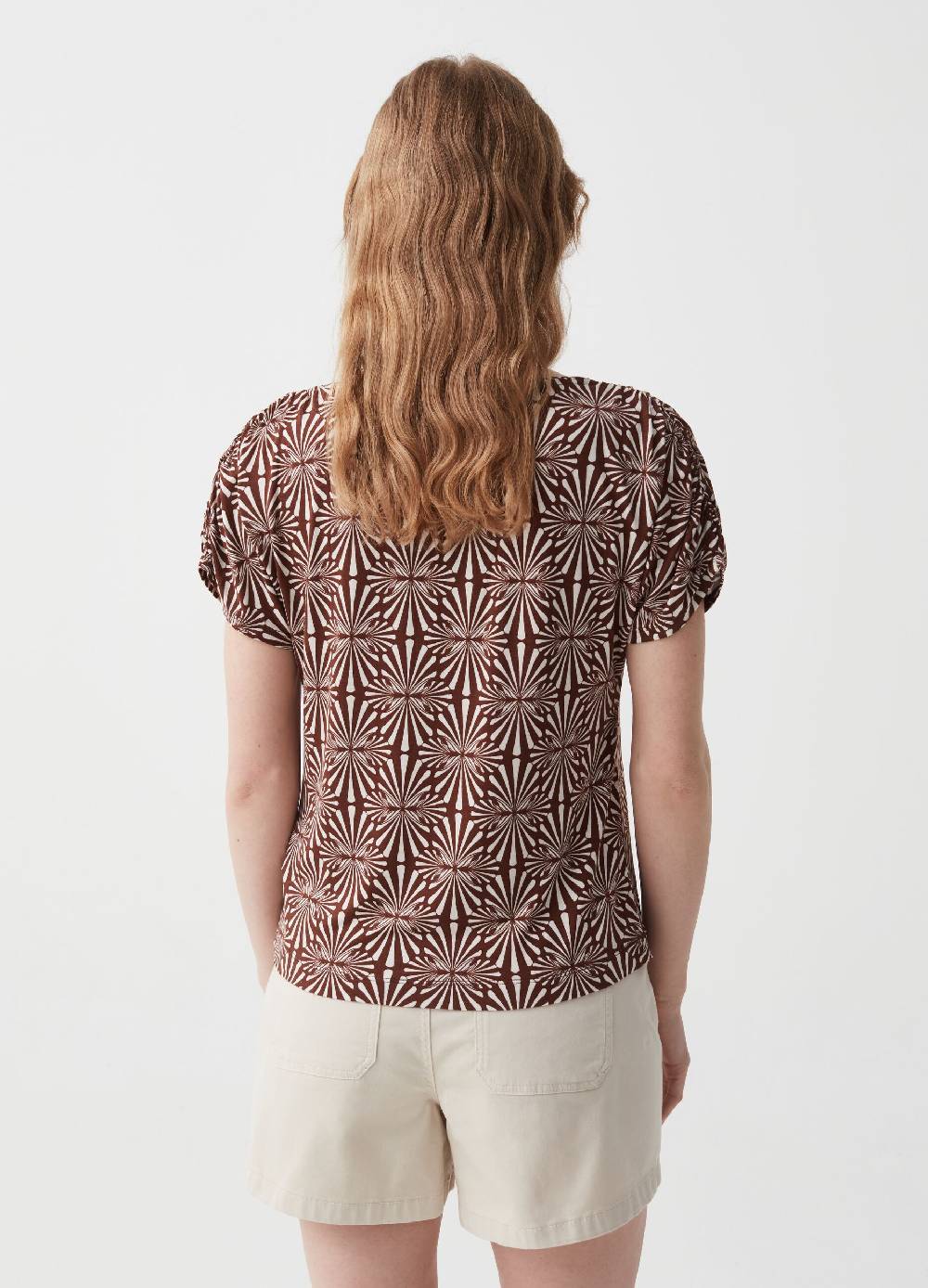 Ovs T-shirt stampata con arricciatura Vendite Flash