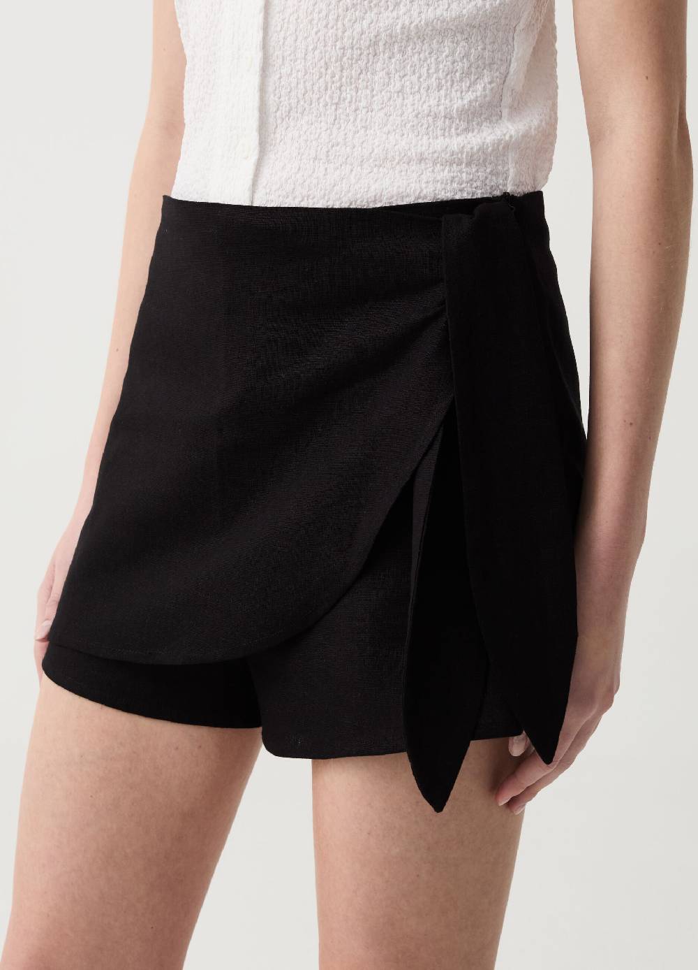 Ovs Skort in lino e viscosa Offerta speciale