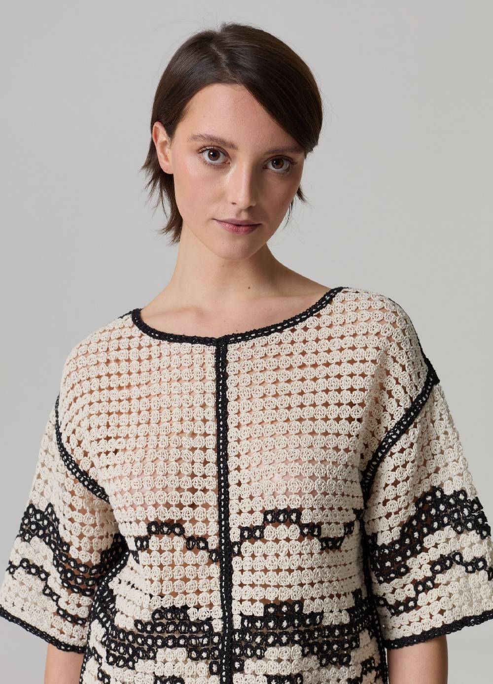 Ovs Maglia crochet con motivo ondulato Shopping online