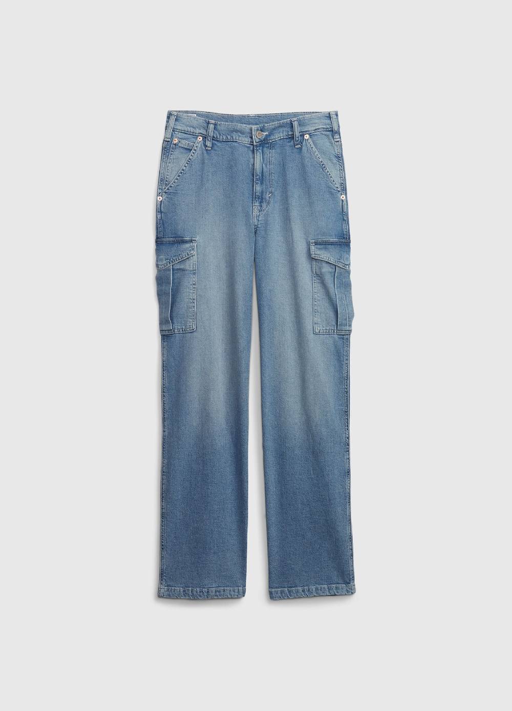 Ovs Jeans loose fit cargo vita media Black Friday