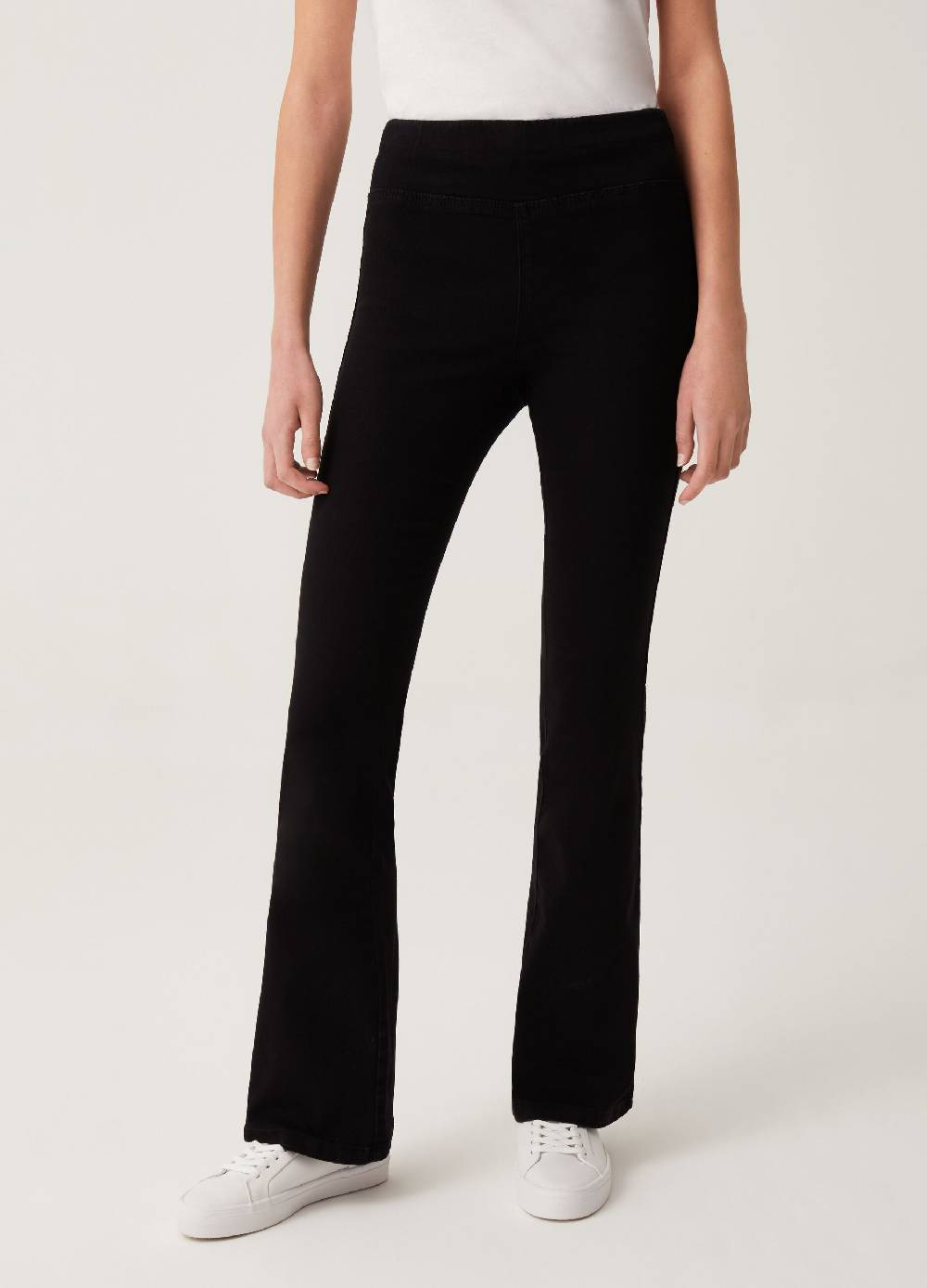 Ovs Jeggings flare fit a vita alta Latest fashion