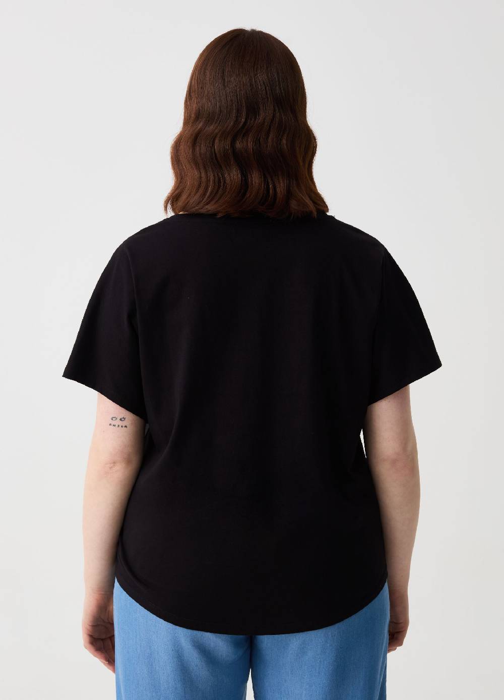 Ovs T-shirt con dettagli ricamati Curvy Online Outlet