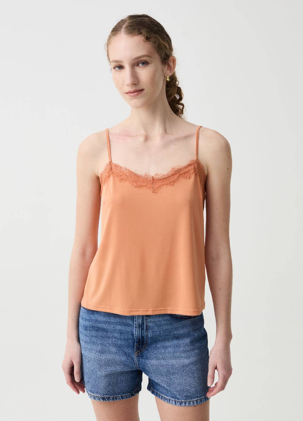Ovs Tank top con inserto in pizzo Offerte stagionali