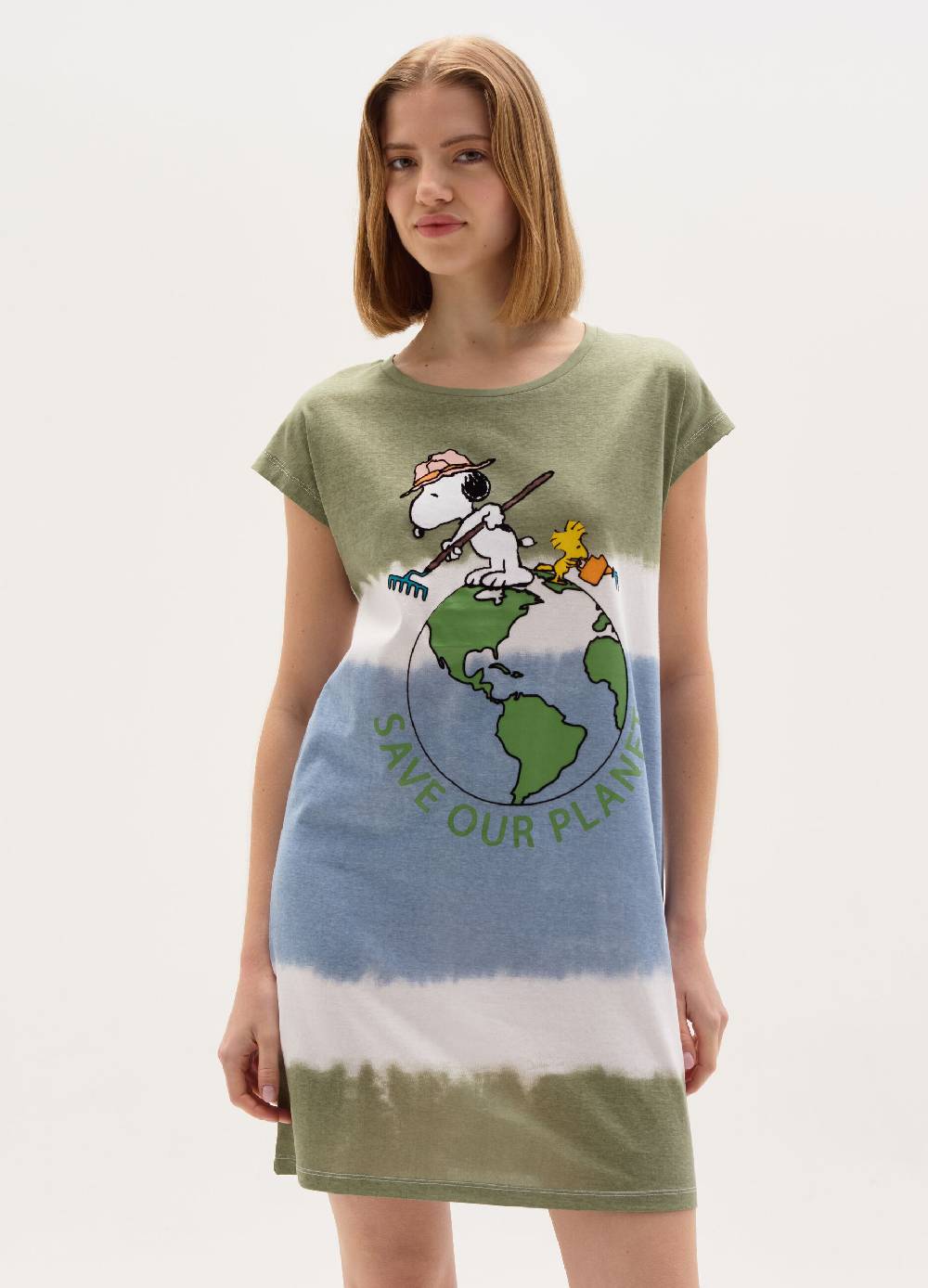 Ovs Camicia da notte con stampa Snoopy Super sconto