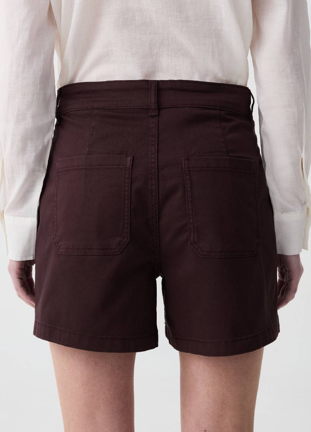 Ovs Shorts in cotone stretch con tasche Esporta salva