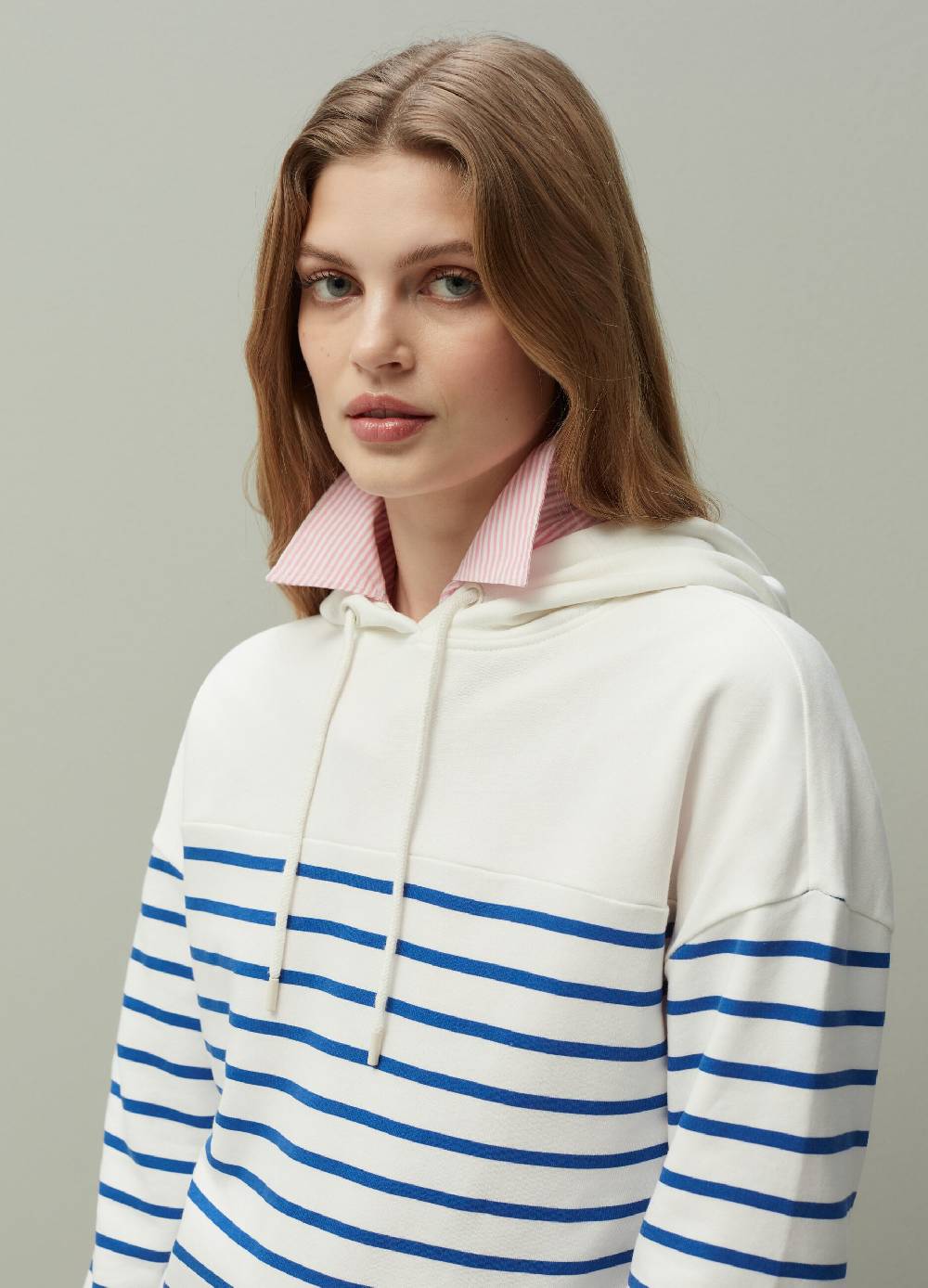 Ovs Felpa con cappuccio fantasia a righe 50% di sconto per tempo limitato