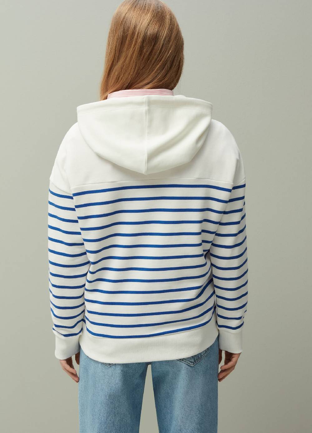 Ovs Felpa con cappuccio fantasia a righe 50% di sconto per tempo limitato